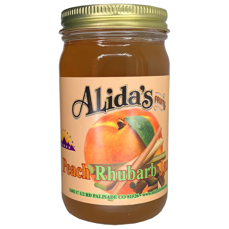 Peach Rhubarb Jam 8oz