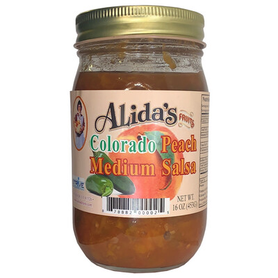 Medium Peach Salsa 16oz