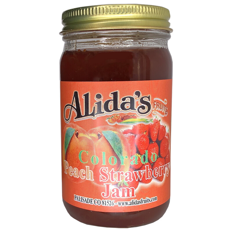 Peach Strawberry Jam 4oz