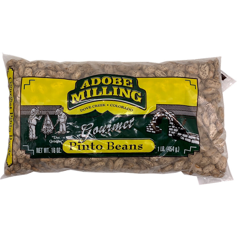 Adobe Pinto Beans, 1lb Poly Adobe Pinto Beans, 1lb Poly