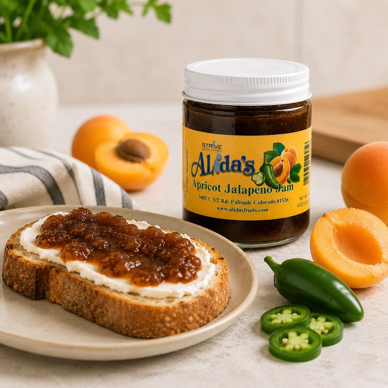 Jam - Apricot Jalapeno 4oz Jam - Apricot Jalapeno 4oz