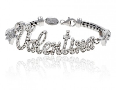 Bracciale nome in corsivo