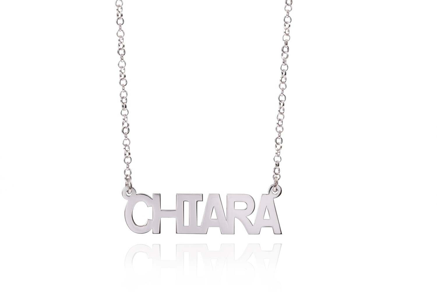 Collana con nome liscia