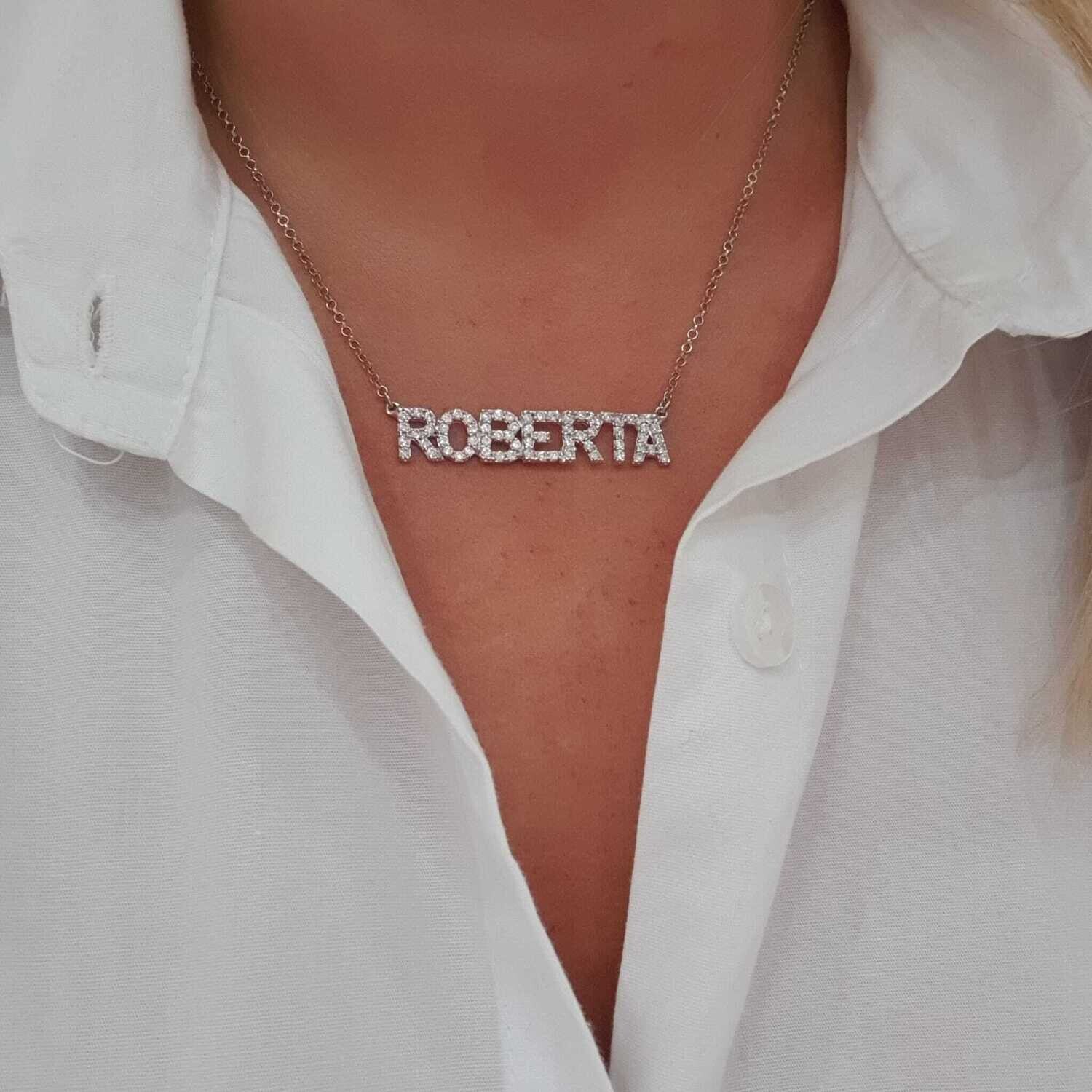 Collana con nome personalizzabile