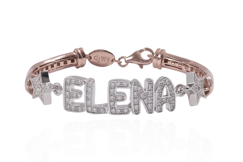 Bracciale nome stampatello