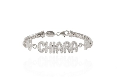 Bracciale nome stampatello