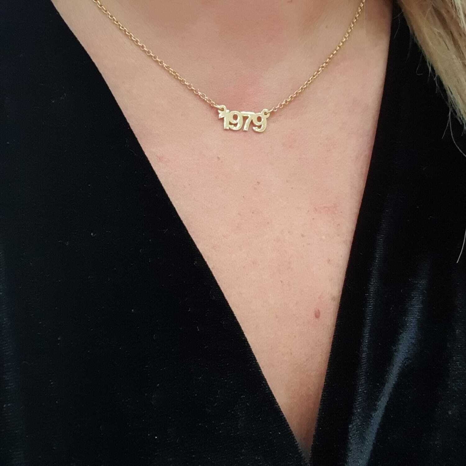 Collana con Anno di nascita