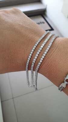 Bracciale Tennis in argento 925%