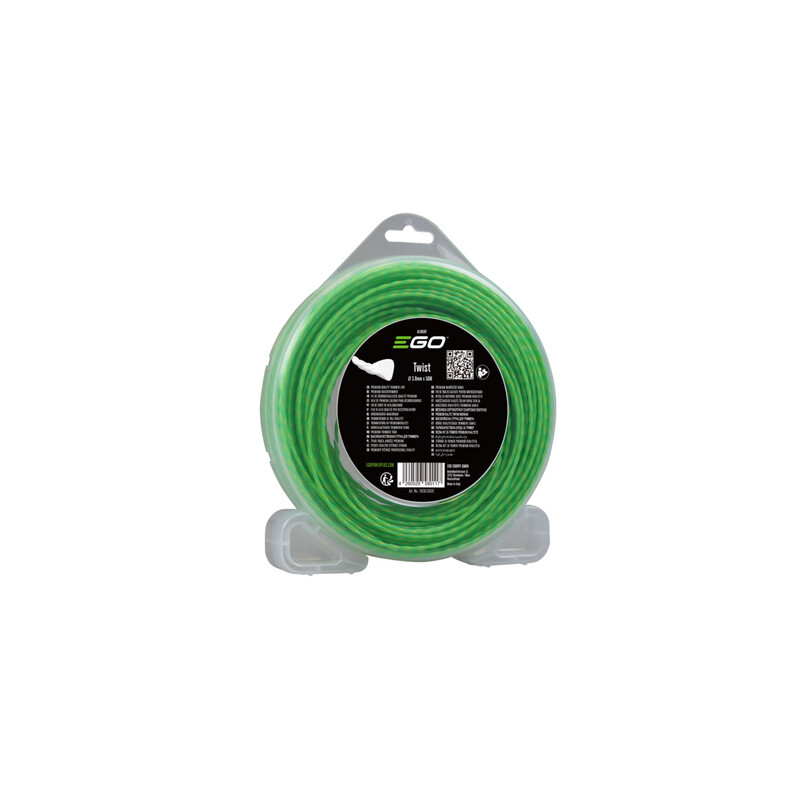 EGO AL3050T 3,0mm/50m gedrehter LOW NOISE Faden für STX3800, BCX3800 EGO AL3050T 3,0mm/50m gedrehter LOW NOISE Faden für STX3800, BCX3800