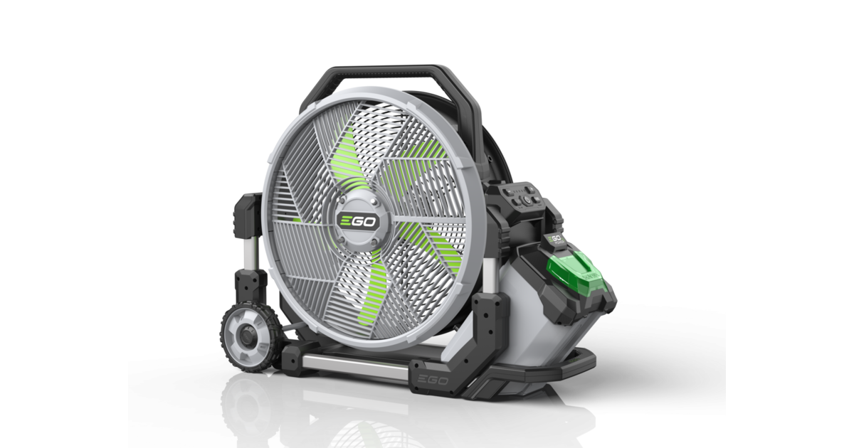 EGO FN1800E Outdoor Lüfter 45cm Mit Sprühnebel - 8000 M³/h Luftleistung