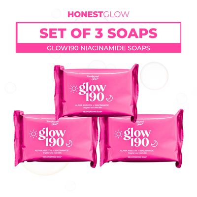 3pc Glow190 Niacinamide Soap