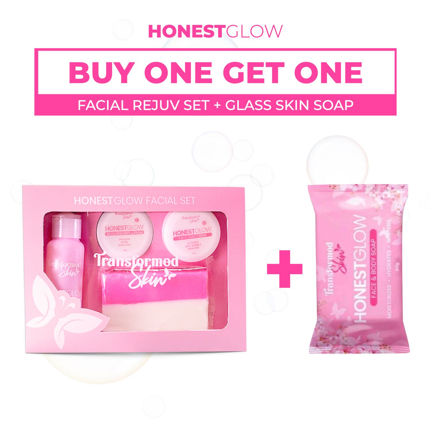 Buy 1 Get 1 FREE: HonestGlow Facial Set