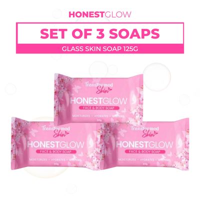 3pcs Glass Skin Soap 125g (Exp Aug 2025)