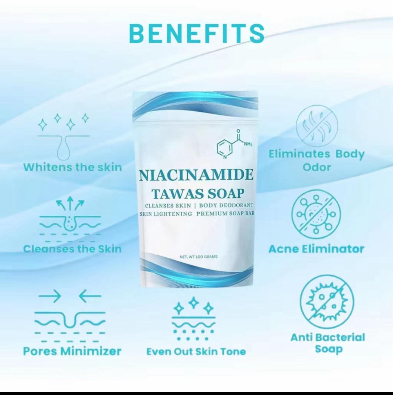 Tawas Niacinamide Soap 100g