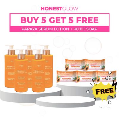 5pcs Honestglow Serum Lotion