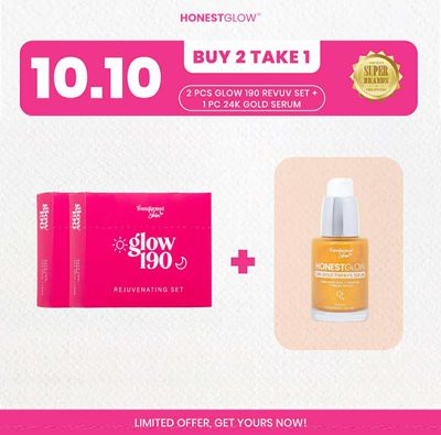 Buy 2 Glow 190 Rejuv, Get 1 Free Serum