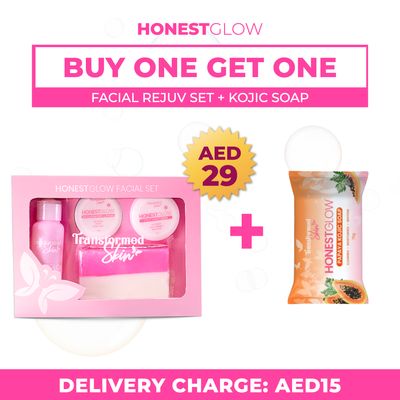 HonestGlow Facial Set + FREE KOJIC