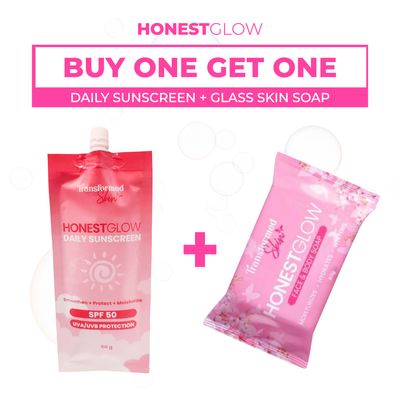 Daily Sunscreen 50g FREE PINK SOAP