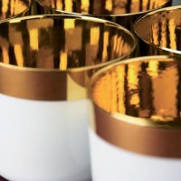 Champagnerbecher White, Plain, glatt