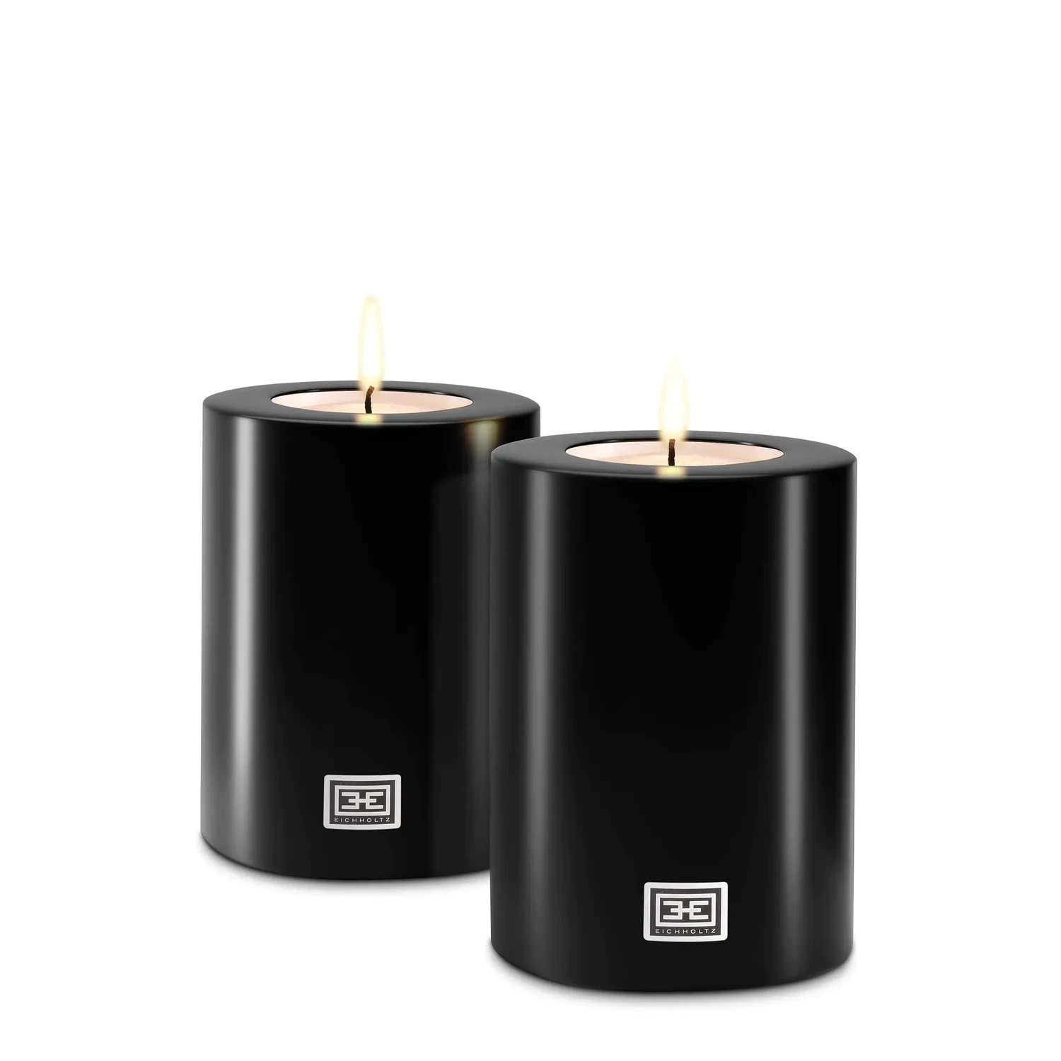 Kerzenhalter für Teelichter - 2er Set - Höhe 15 cm