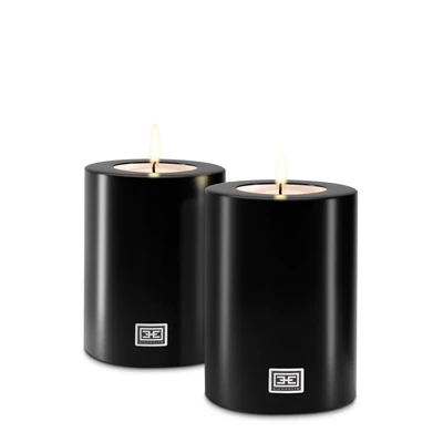 Kerzenhalter für Teelichter - 2er Set - Höhe 15 cm