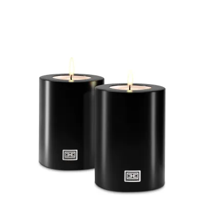 Kerzenhalter für Teelichter - 2er Set - Höhe 15 cm