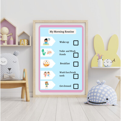 Morning Routine - Visual Timetable