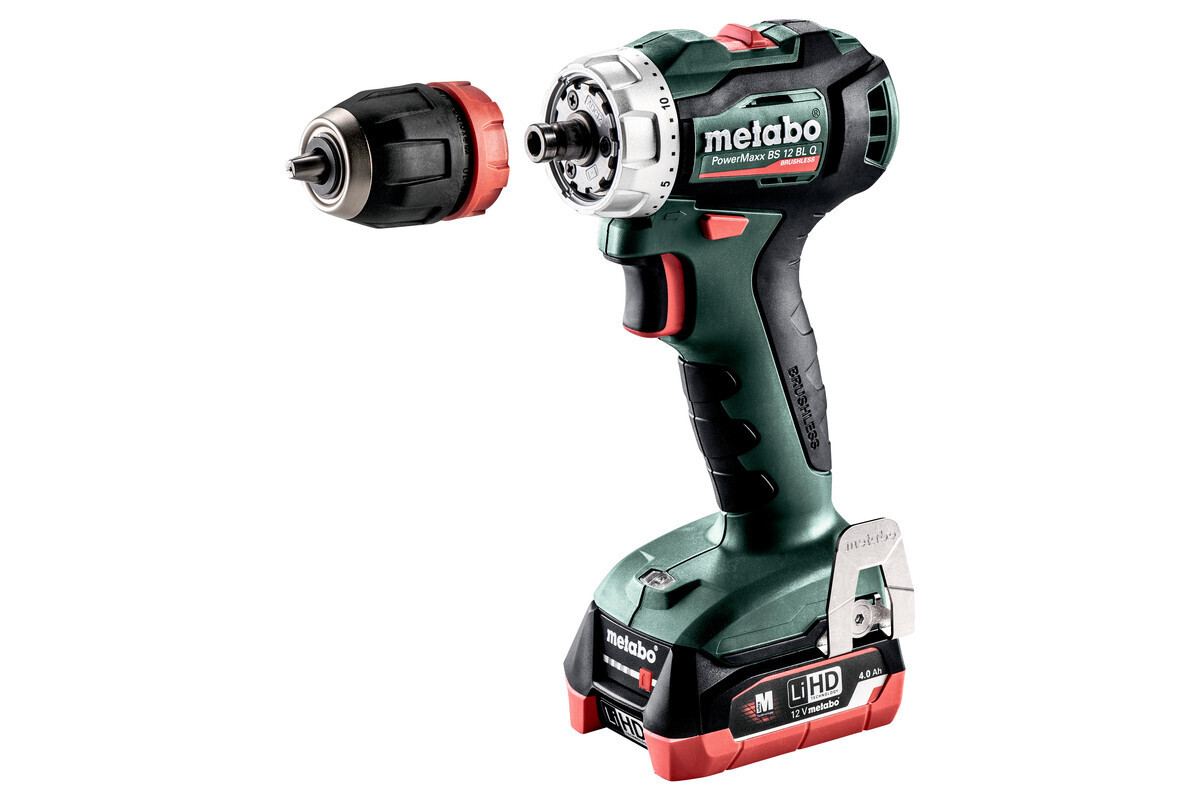 Trapano avvitatore PowerMaxx BS 12 BL Q + ASC 55 (601039800) - METABO