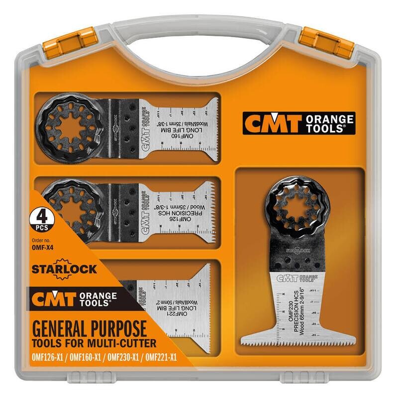 Set da 4 utensili per macchine multifunzione - OMF-X4 - CMT