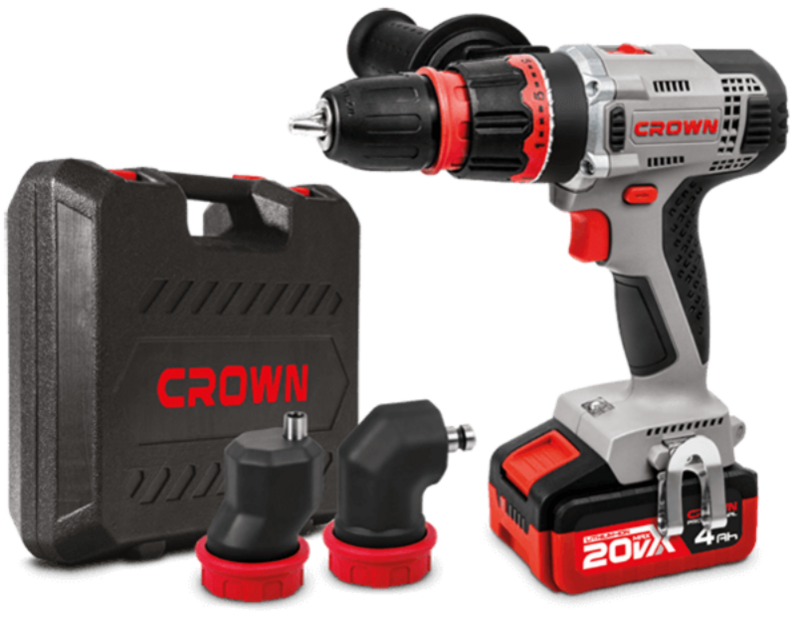 Trapano - Avvitatore con 2 batterie - CROWN Trapano - Avvitatore con 2 batterie - CROWN