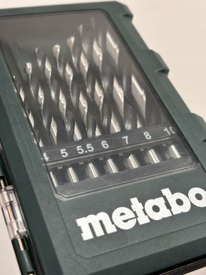Kit punte a spirale da legno 8 parti METABO