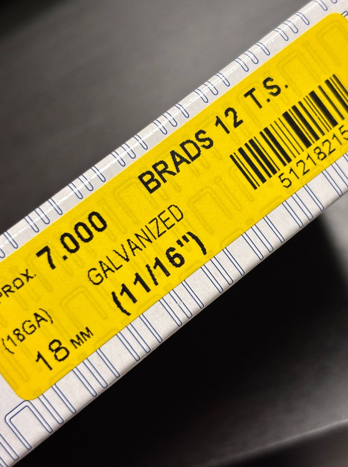 Punti metallici BRADS 12 T.S. - 18mm