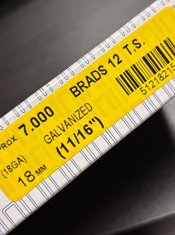 Punti metallici BRADS 12 T.S. - 18mm