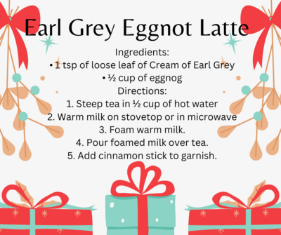 Earl Grey Eggnog Latte