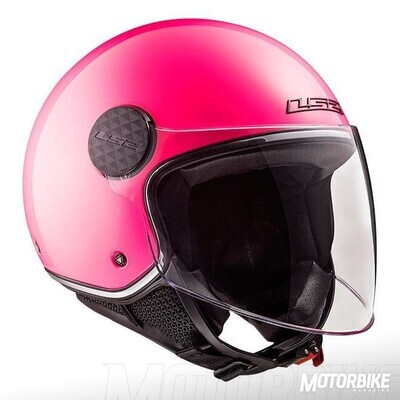CASCO LS2 FF558 OPEN FACE PINK