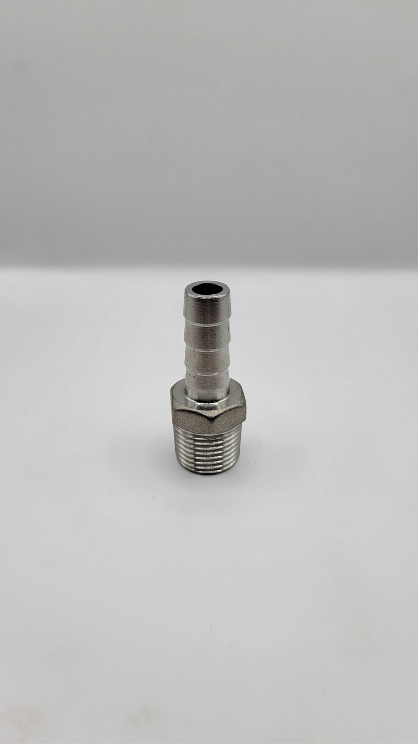 Hose Barb 1/2" x 1/2" SS
