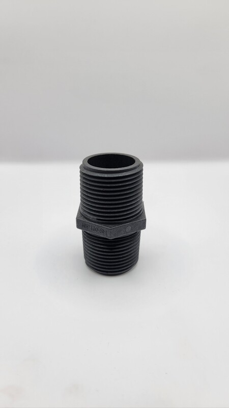 1" x Short Poly Nipple Banjo