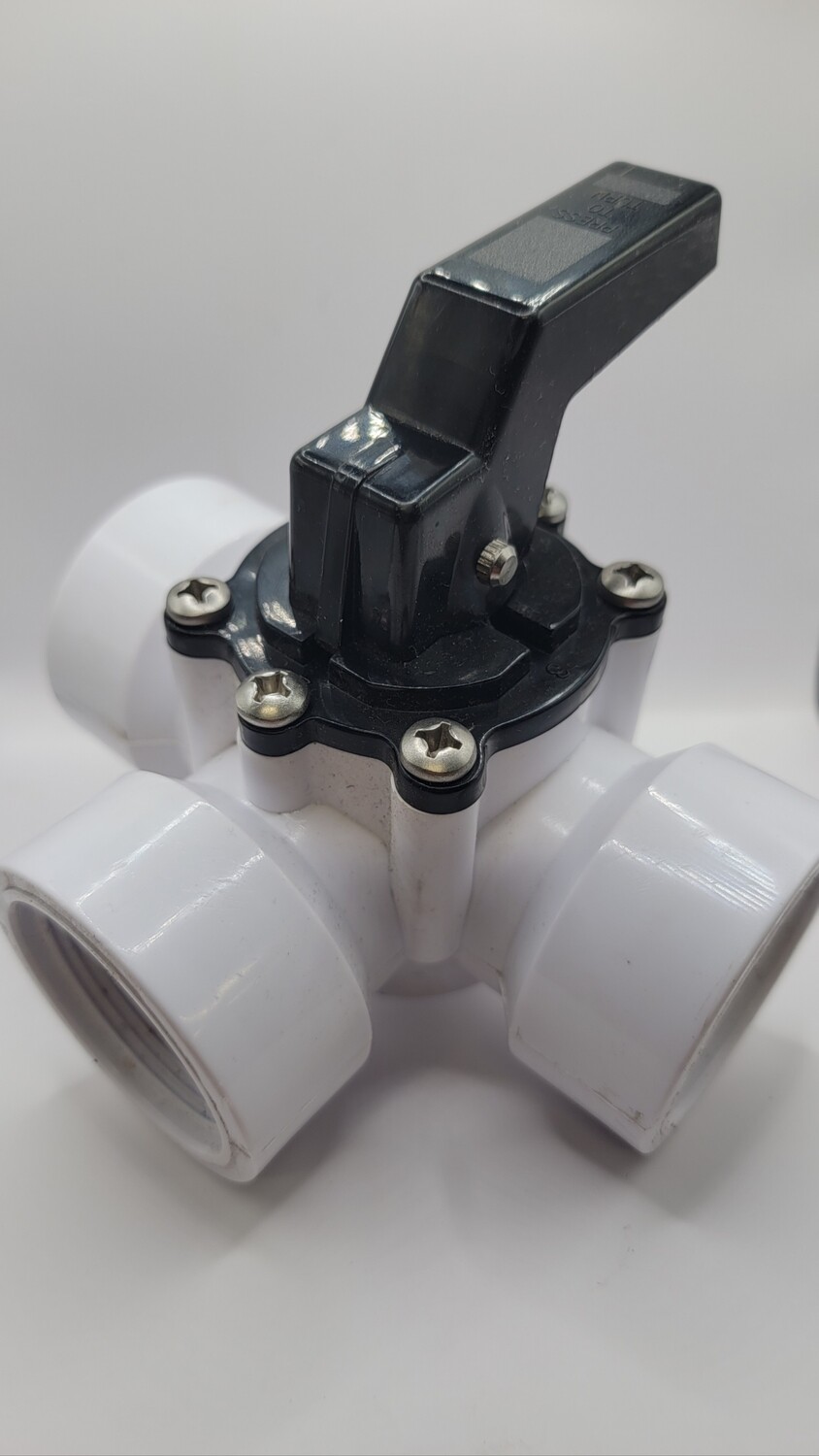 3 Way PVC Ball valve 1 1/2"