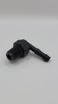 1/4" MPT x 1/4" Barb 90 degree