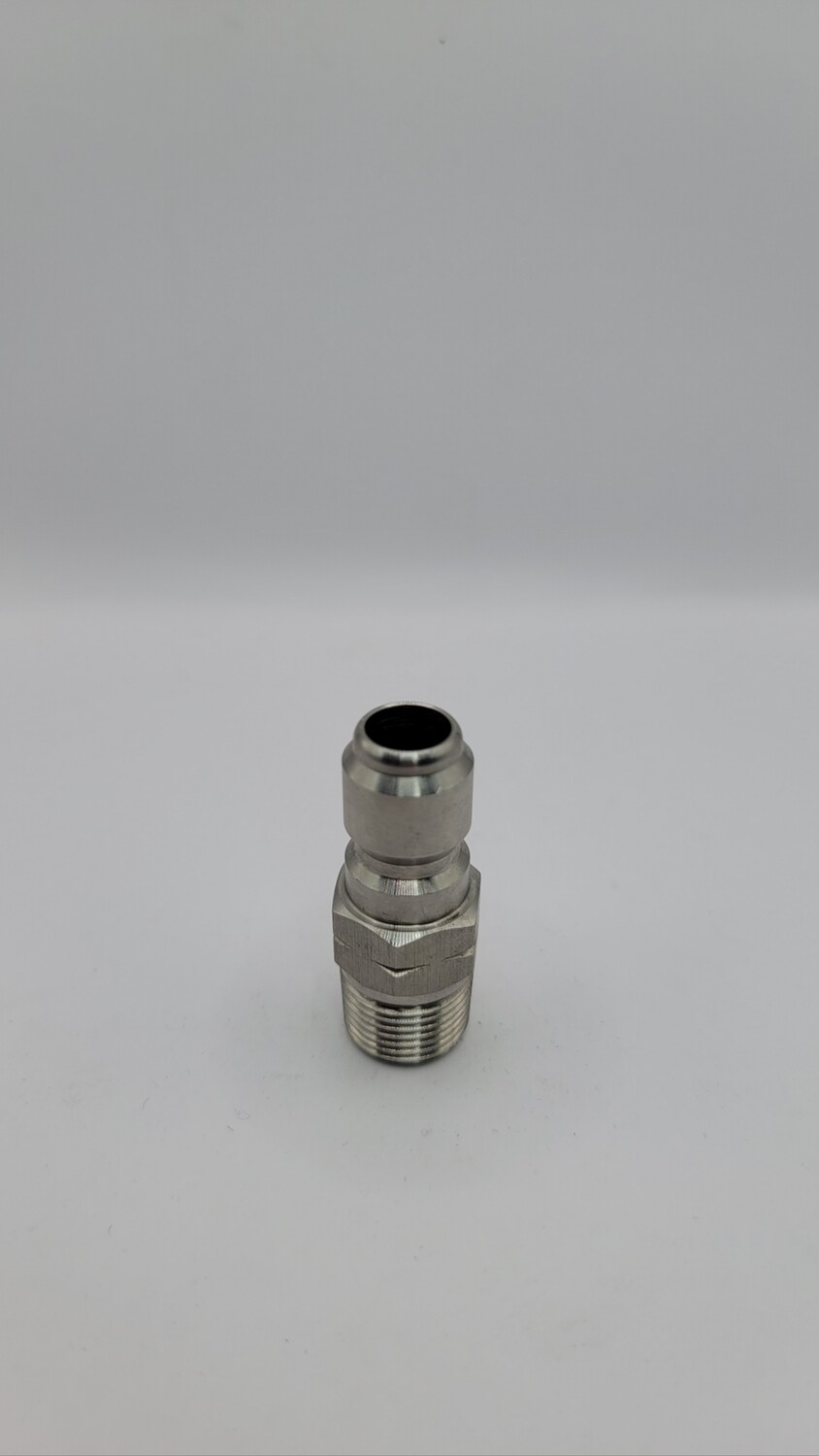 QC 3/8" MPT SS Plug