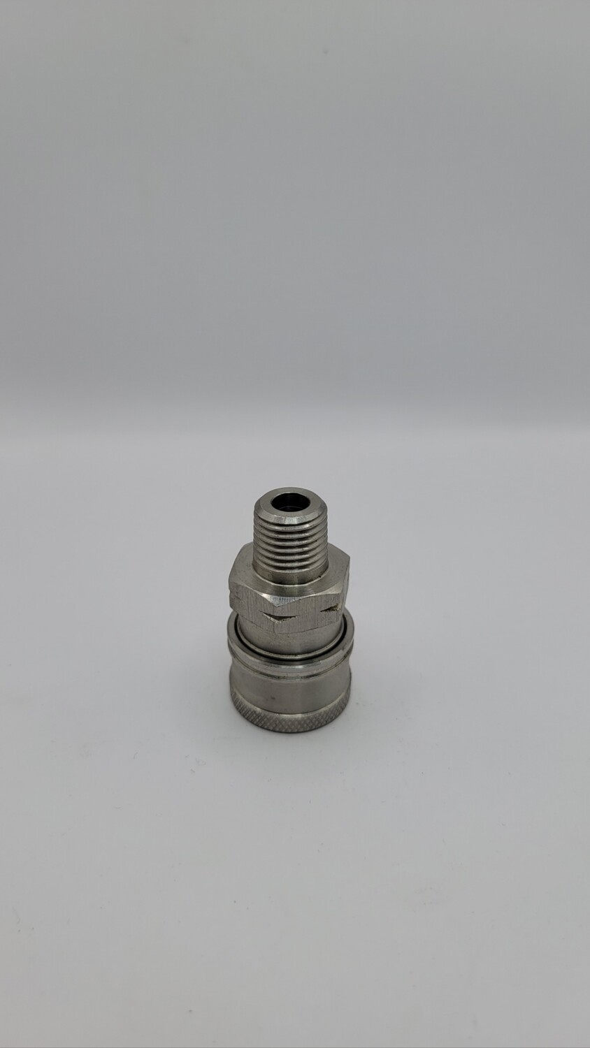 QC 1/4" Socket  MNPT SS