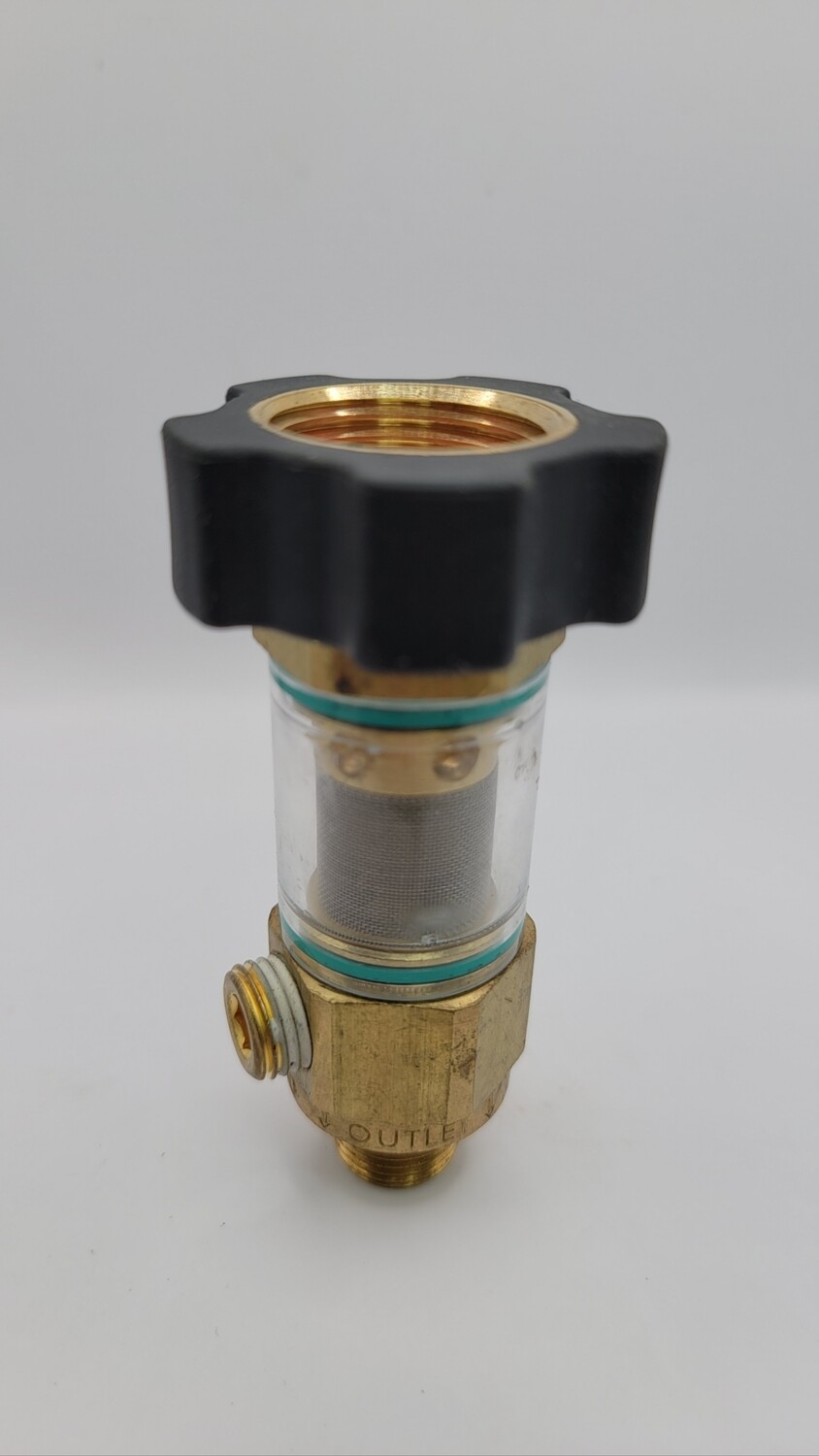 Duraview 3/8" inlet filter, 1/4" ports