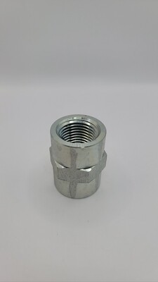 Steel HEX Coupler 1/2" FPT
