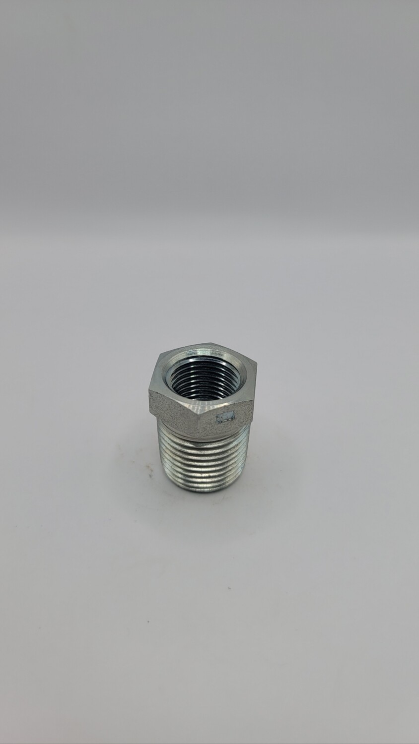 Steel Bushing 1/2 MPT x 3/8 FPT 5000PSI