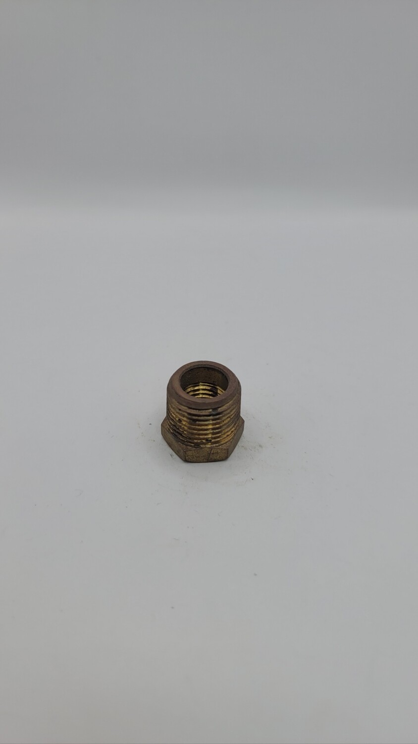 Brass Bushing 3/8MPT x 1/4FPT Short Hex