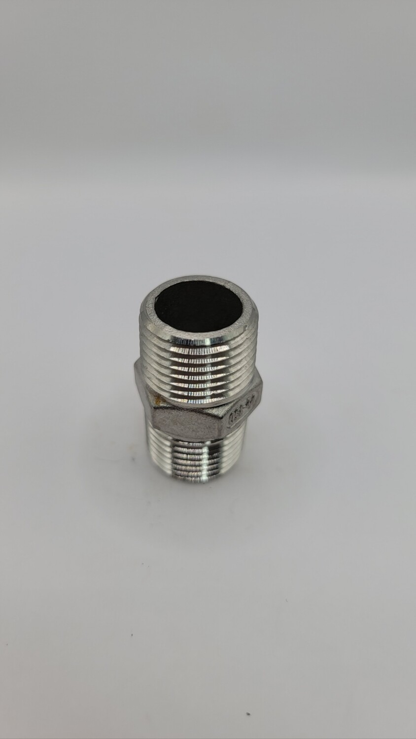Steel Hex Nipple 1/2 MPT 5000psi