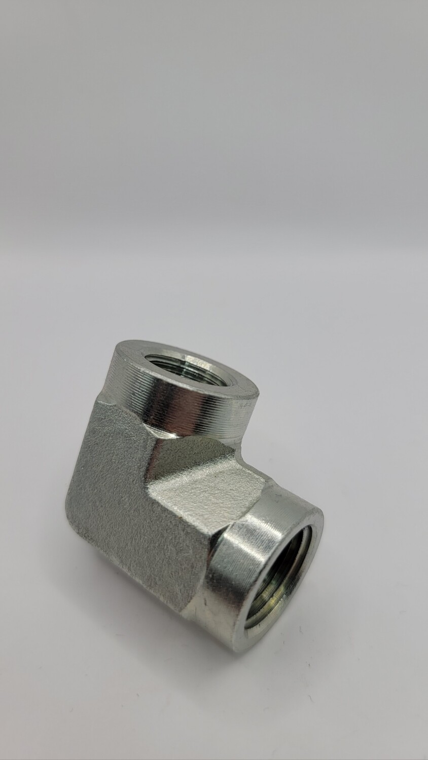 Steel Elbow 1/2 FPT x 3/8FPT 3000psi
