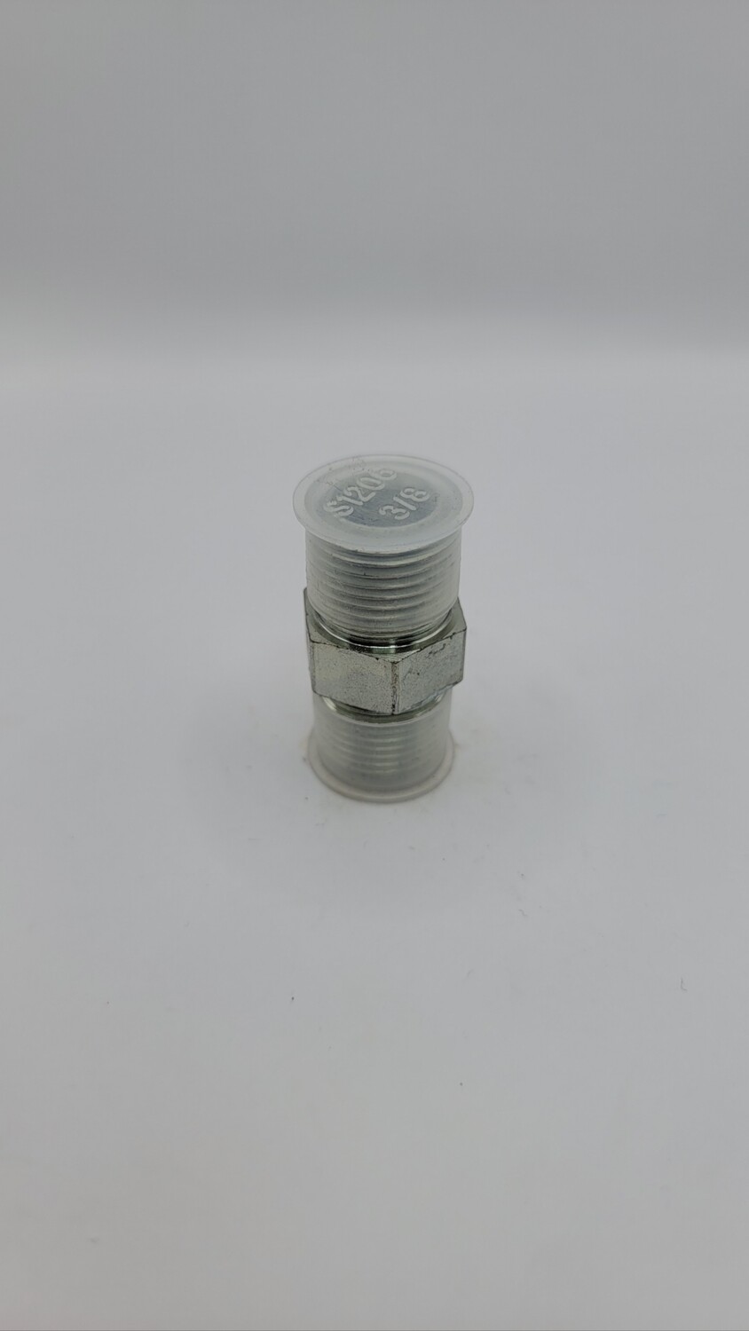 Steel Hex Nipple 3/8 MPT