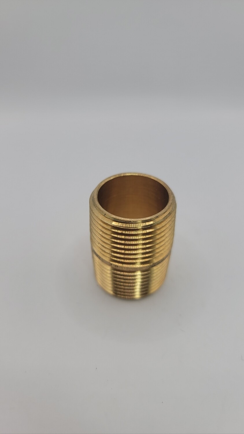 Brass Nipple 3/4" x Close