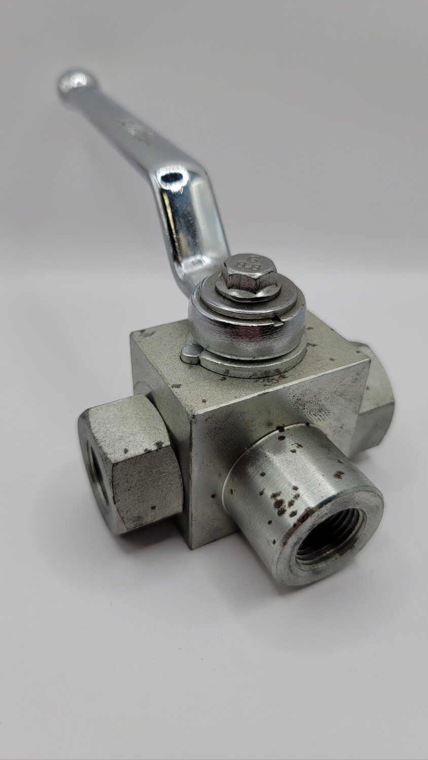 Ball Valve 3 way 3/8 FPT  7000PSI